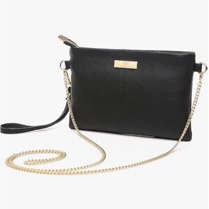 Aitbags vegan black crossbody/wristlet bag *see description*